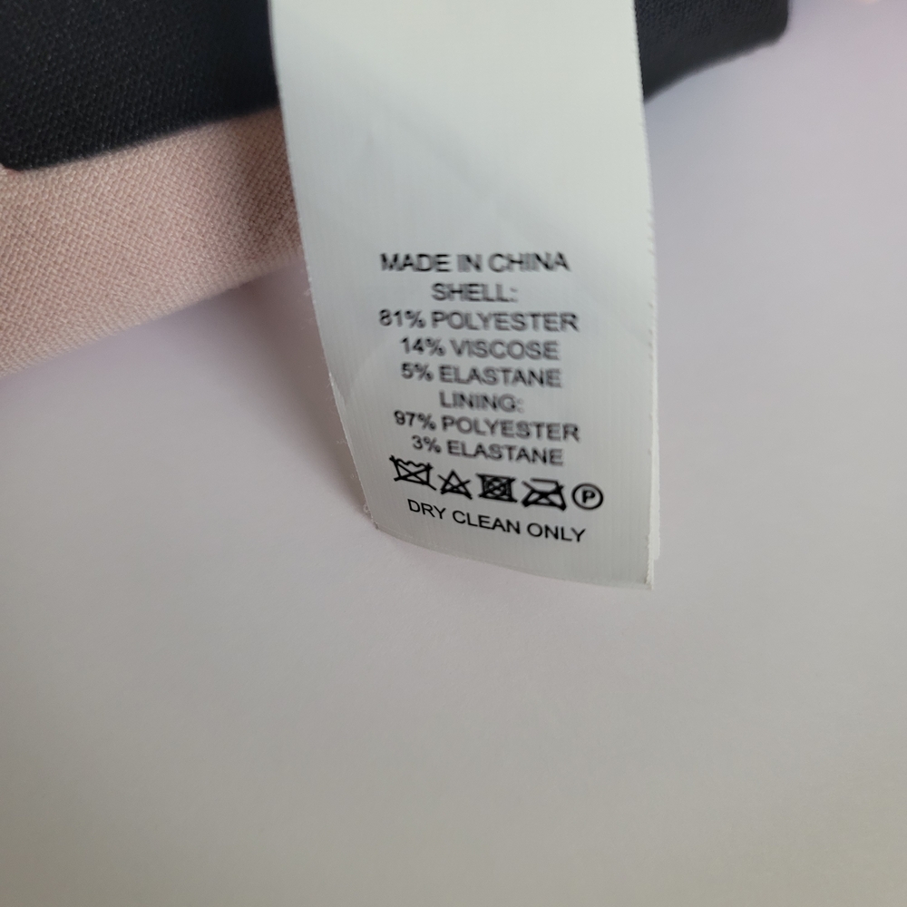 Kate Spade Scallop Trim Fit & Flare Dress Pink Black Feminine Cocktail XS - Picture 8 of 9